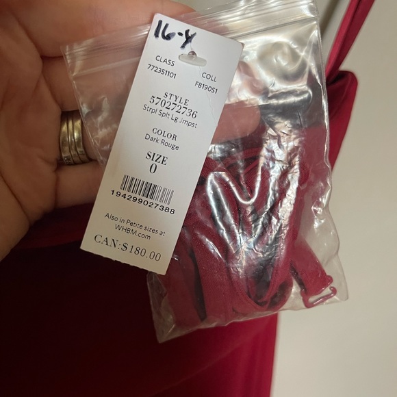 NWT ~ White House Black Market Convertible Split Leg Jumpsuit ~ Size 0 - Picture 5 of 7